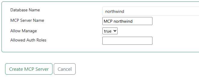Example of MCP server